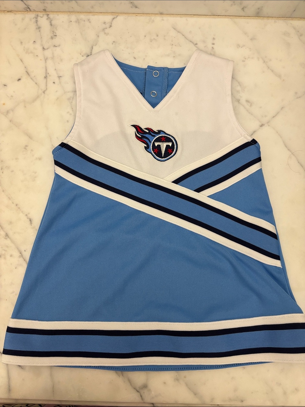 Tennessee Titans Light Blue & White Cheer Dress